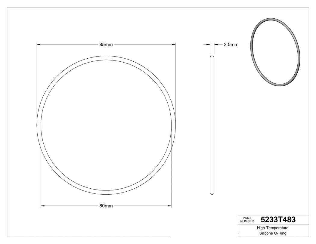Technical drawing - 5233T483